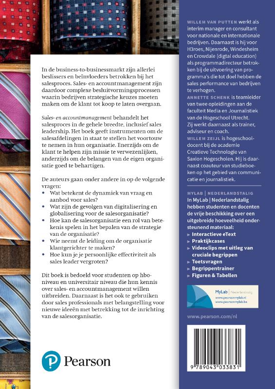 Achterkant van Sales- en accountmanagement