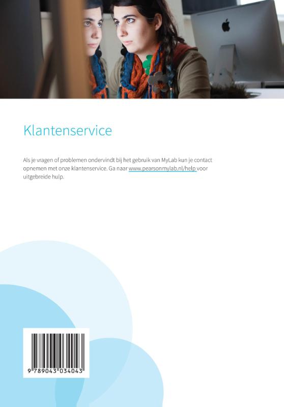 Achterkant van Custom Business economics 1 codekaart Digitale Leeromgeving Hogeschool Rotterdam
