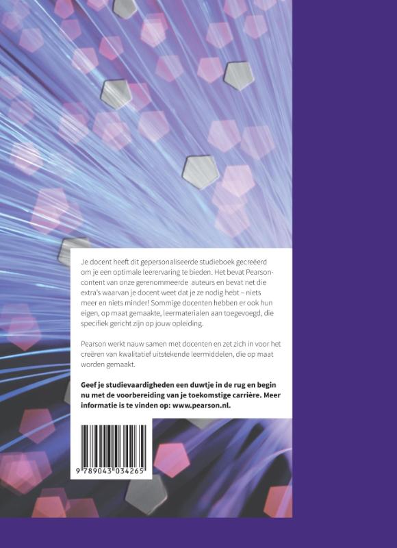 Achterkant van Bedrijfsinformatiesystemen CUSTOM editie, Universiteit Hasselt