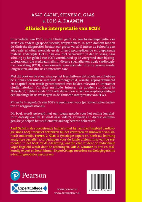 Achterkant van Klinische interpretatie van ECG's