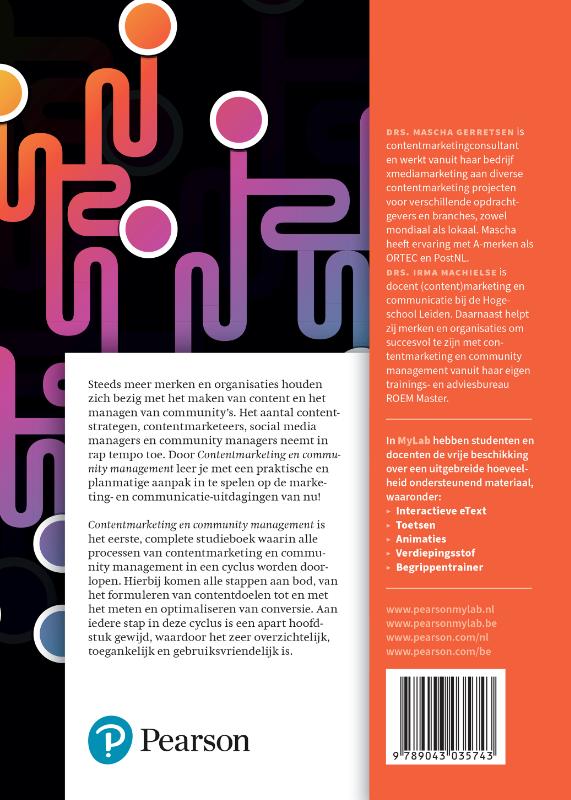 Achterkant van Contentmarketing en community management