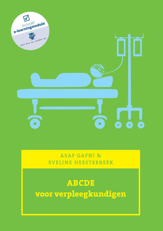 Achterkant van ABCDE voor verpleegkundigen met Expert College toegangscode