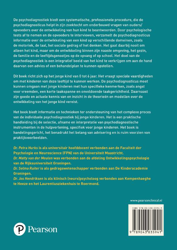 Achterkant van Psychodiagnostiek van nul tot zes jaar