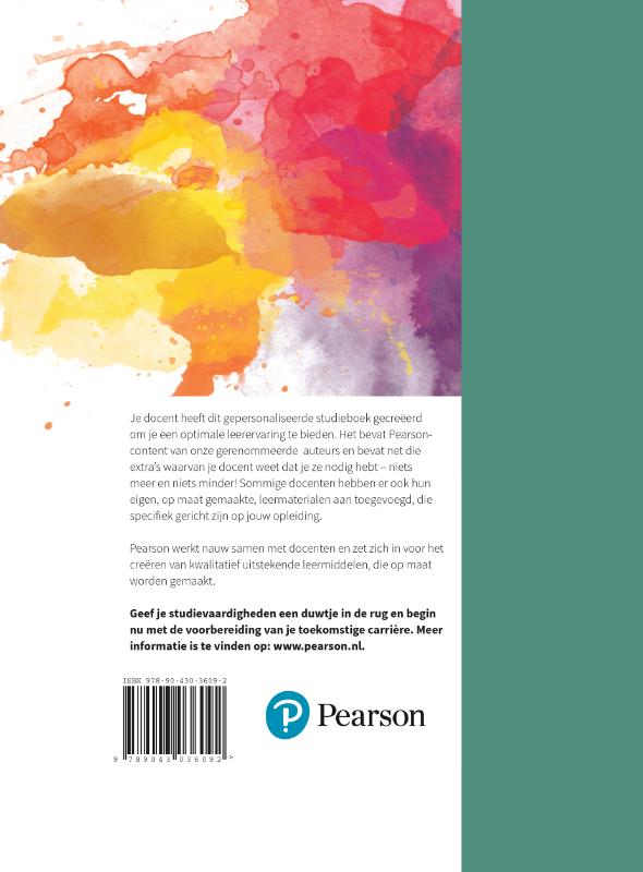 Achterkant van Psychologie, custom editie Vives