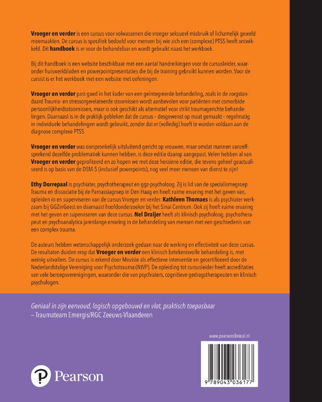 Achterkant van Handboek