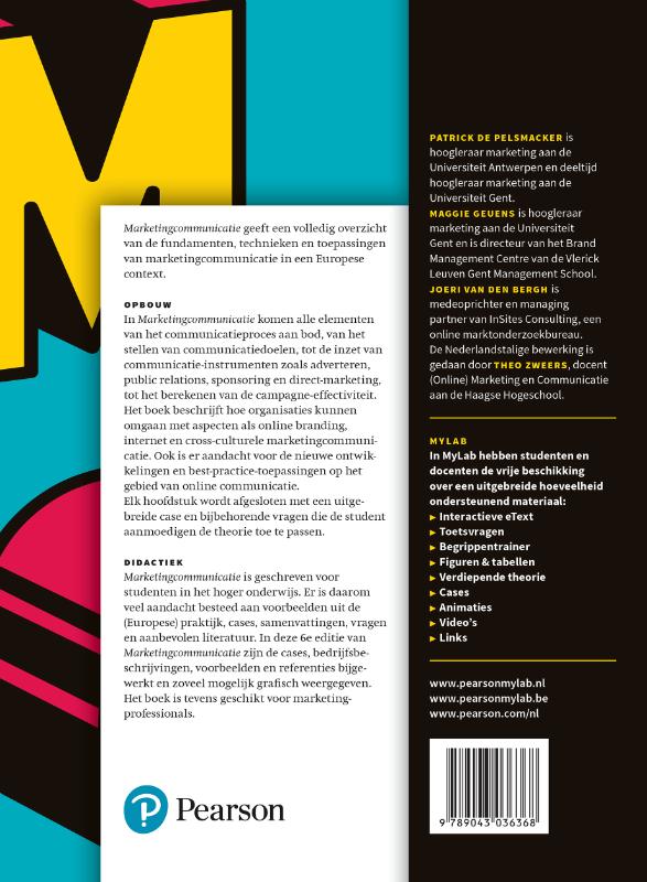 Achterkant van Marketingcommunicatie