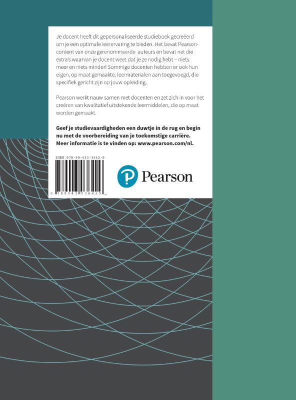 Achterkant van Humane wetenschappen 2 - Psychopathologie, custom editie