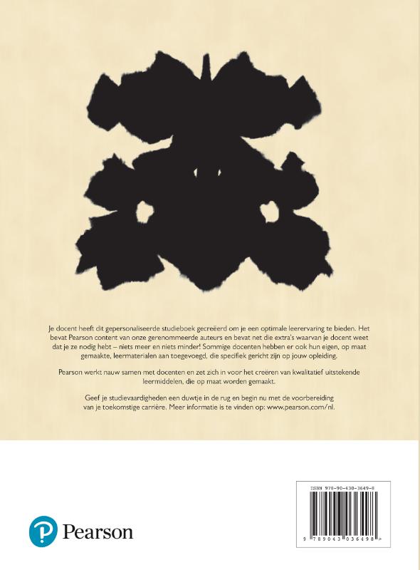 Achterkant van Psychologie