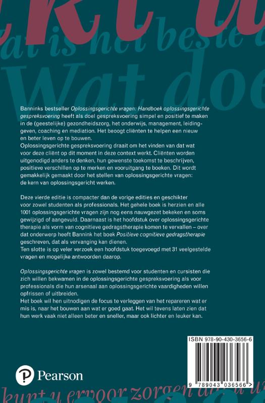 Achterkant van Oplossingsgerichte vragen