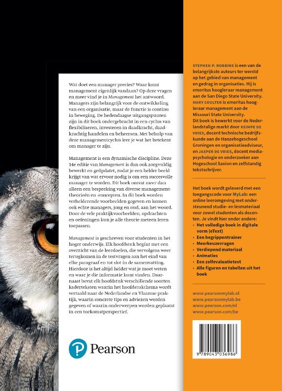 Achterkant van Management