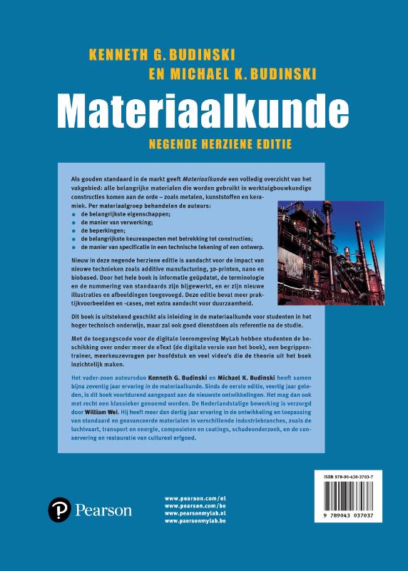 Achterkant van Materiaalkunde