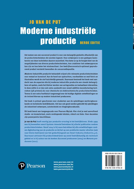 Achterkant van Moderne industriële productie