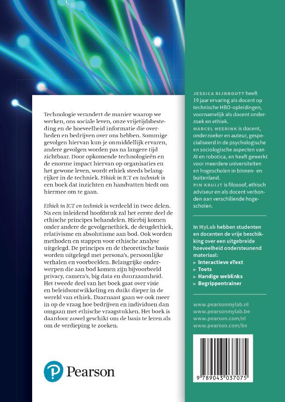 Achterkant van Ethiek in ICT en techniek