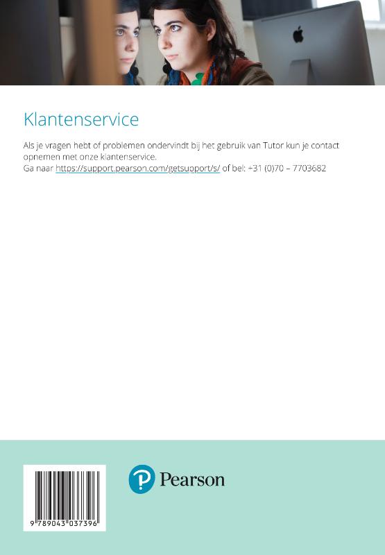 Achterkant van Tutor Psychologie, een inleiding