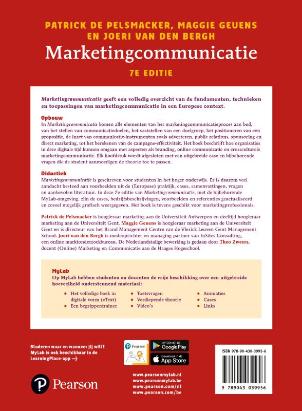 Achterkant van Marketingcommunicatie