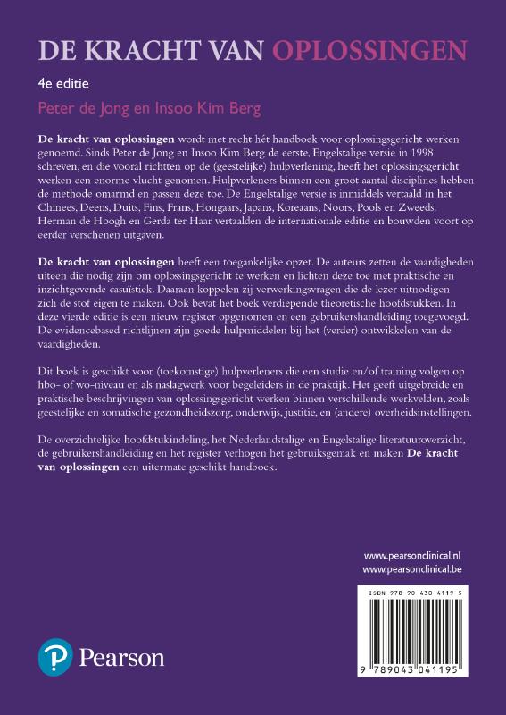Achterkant van De kracht van oplossingen