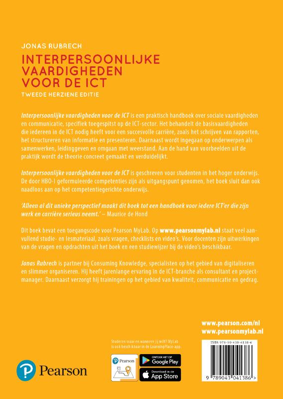 Achterkant van Interpersoonlijke vaardigheden voor de ICT
