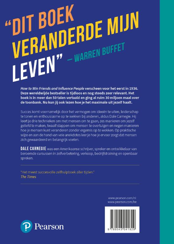 Achterkant van Hoe je vrienden maakt en mensen beïnvloedt