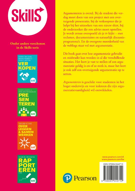 Achterkant van Skills - Argumenteren