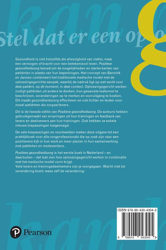 Achterkant van Positieve gezondheidszorg