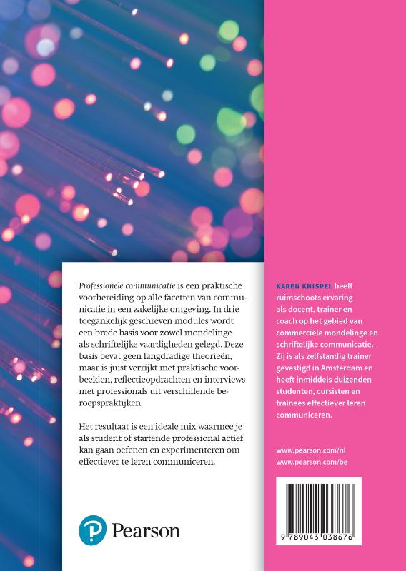 Achterkant van Professionele communicatie