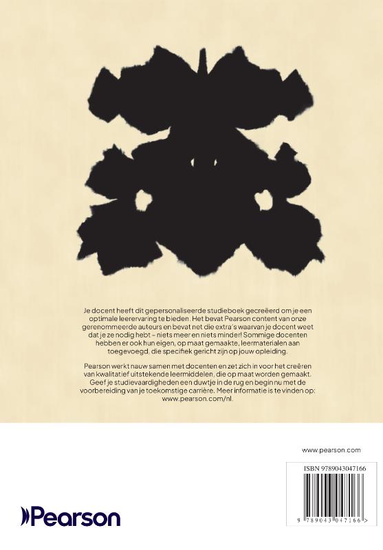 Achterkant van Psychologie voor de SJD Professional