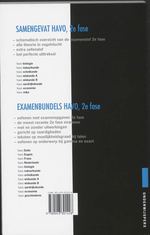 Achterkant van Havo