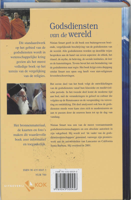Achterkant van Godsdiensten van de wereld