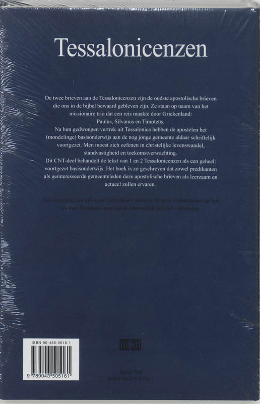 Achterkant van Tessalonicenzen