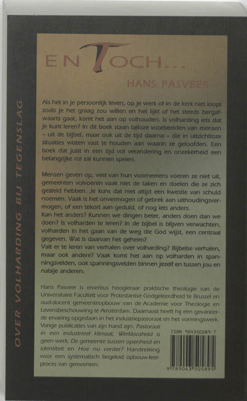 Achterkant van En toch ...