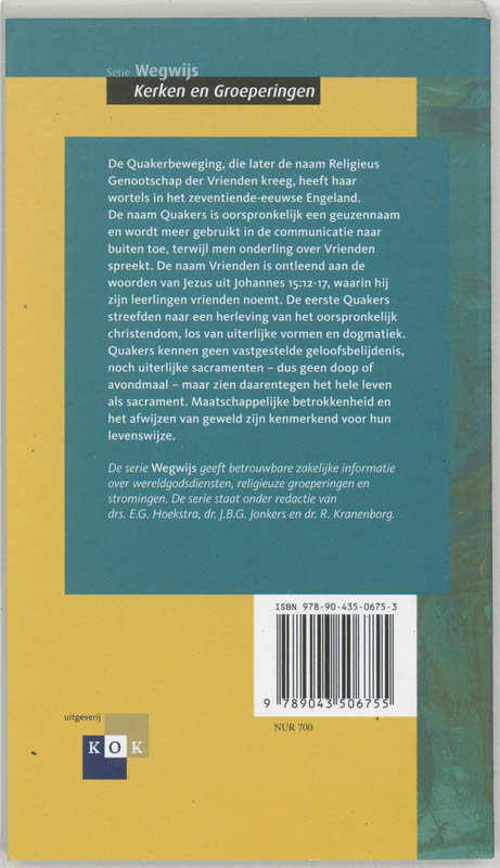Achterkant van De quakers