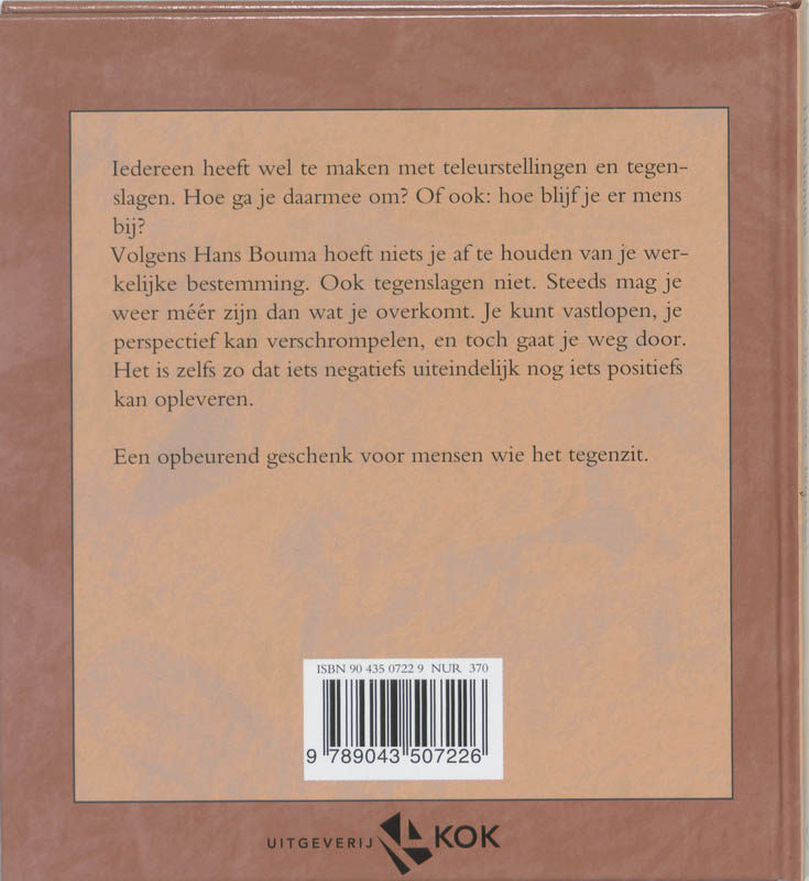 Achterkant van Als het even tegenzit