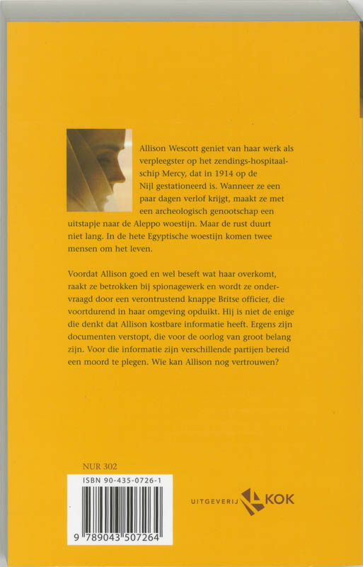 Achterkant van Onder de woestijnhemel