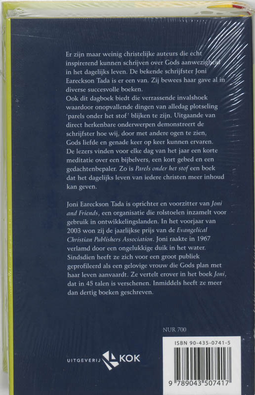 Achterkant van Parels onder het stof