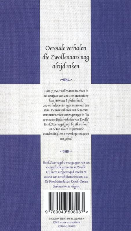 Achterkant van De 10 mooiste bijbelverhalen van Zwolle