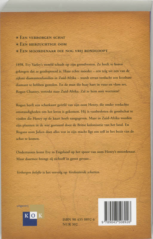 Achterkant van Verborgen belofte