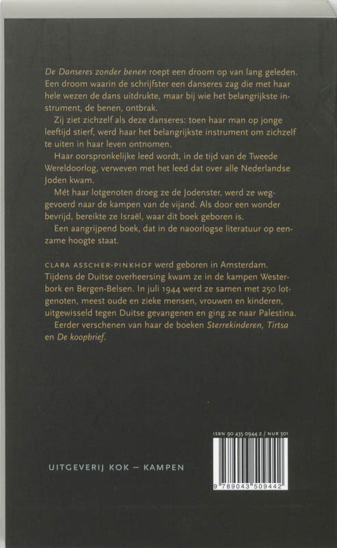 Achterkant van De danseres zonder benen