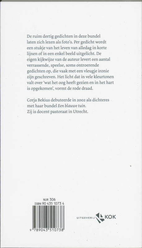 Achterkant van Ongebroken wit