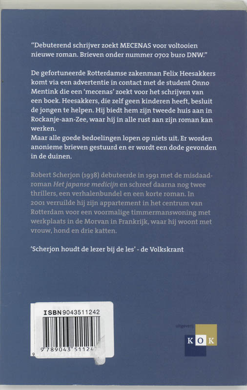 Achterkant van De Mecenas