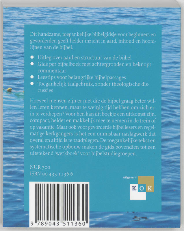 Achterkant van Bijbelhandboekje
