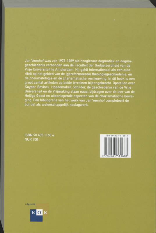 Achterkant van Vrij gereformeerd