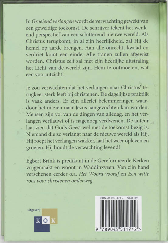 Achterkant van Groeiend verlangen