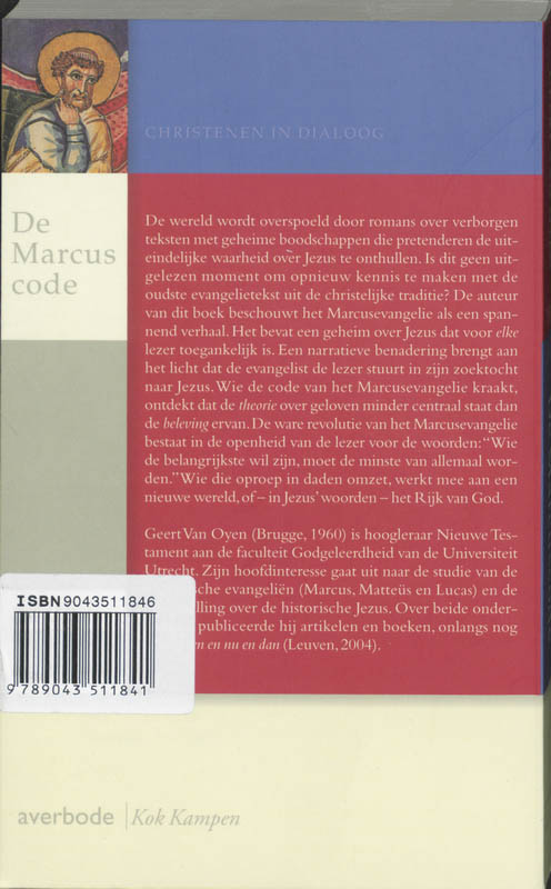 Achterkant van De Marcuscode