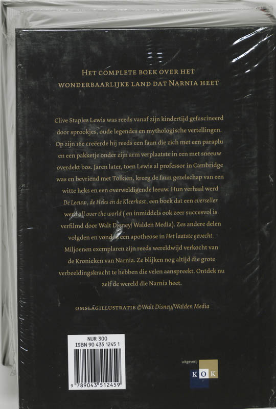 Achterkant van De kronieken van Narnia