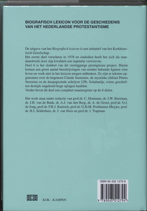 Achterkant van 6