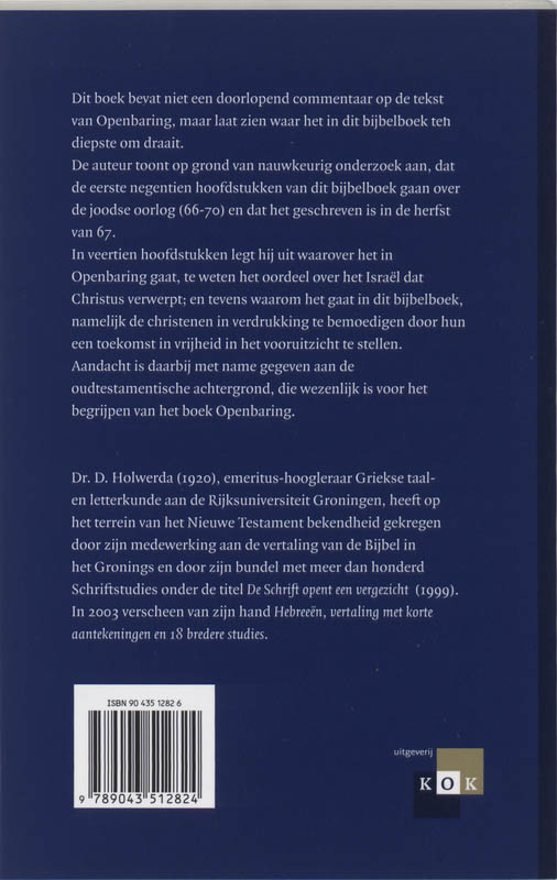 Achterkant van Uit Egypte heb ik mijn zoon geroepen