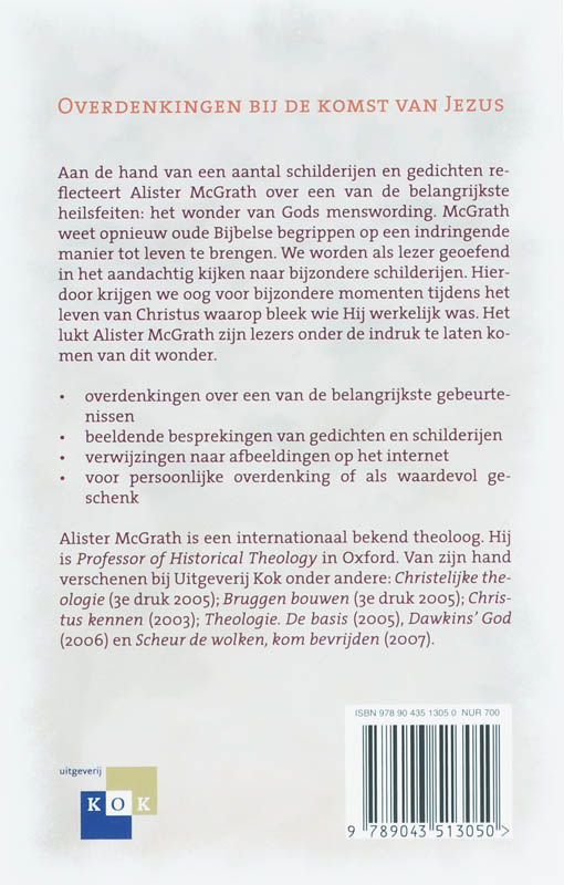 Achterkant van God als mens