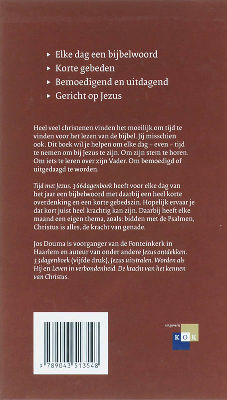 Achterkant van Tijd met Jezus 366 dagenboek