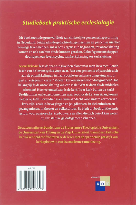 Achterkant van Levend lichaam