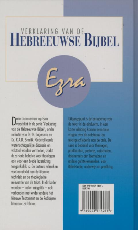 Achterkant van Ezra